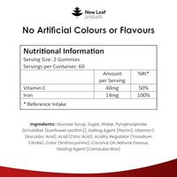 New Leaf Iron & Vitamin C Gummies